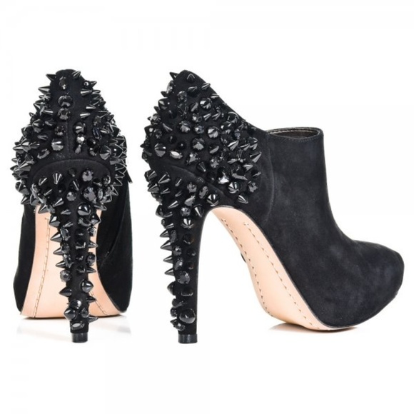 Sam Edelman Shoes - SAM EDELMAN SUEDE RENZO BOOTIES STUD ANKLE BOOTS
